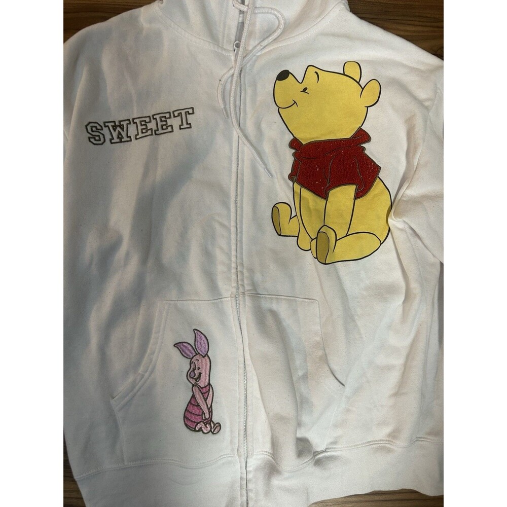 Disney Winnie The Pooh Hoodie Large Zip Up Graphic - Picture 3 of 13
